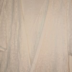 Croft and Borrow White Cardigan